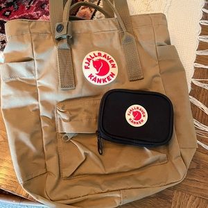 Fjallraven kanken tote pack mini /wallet